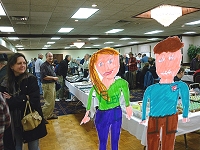 Click to enlarge. Original artwork of Carl and Fran courtesy of Uma Singh.